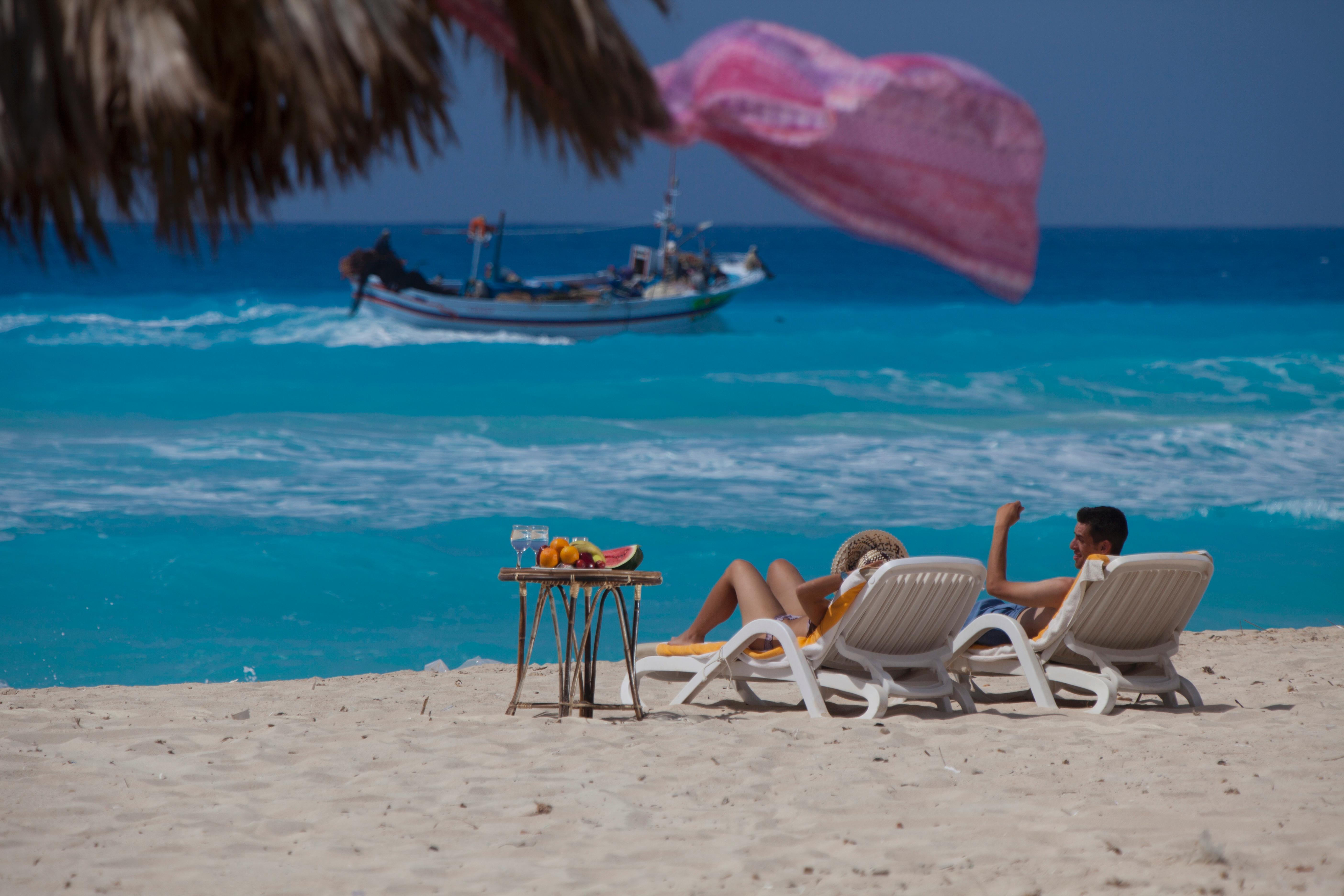 보그 엘 아랍 비치 호텔 보르그 엘 아랍 외부 사진 Beach in El Alamein